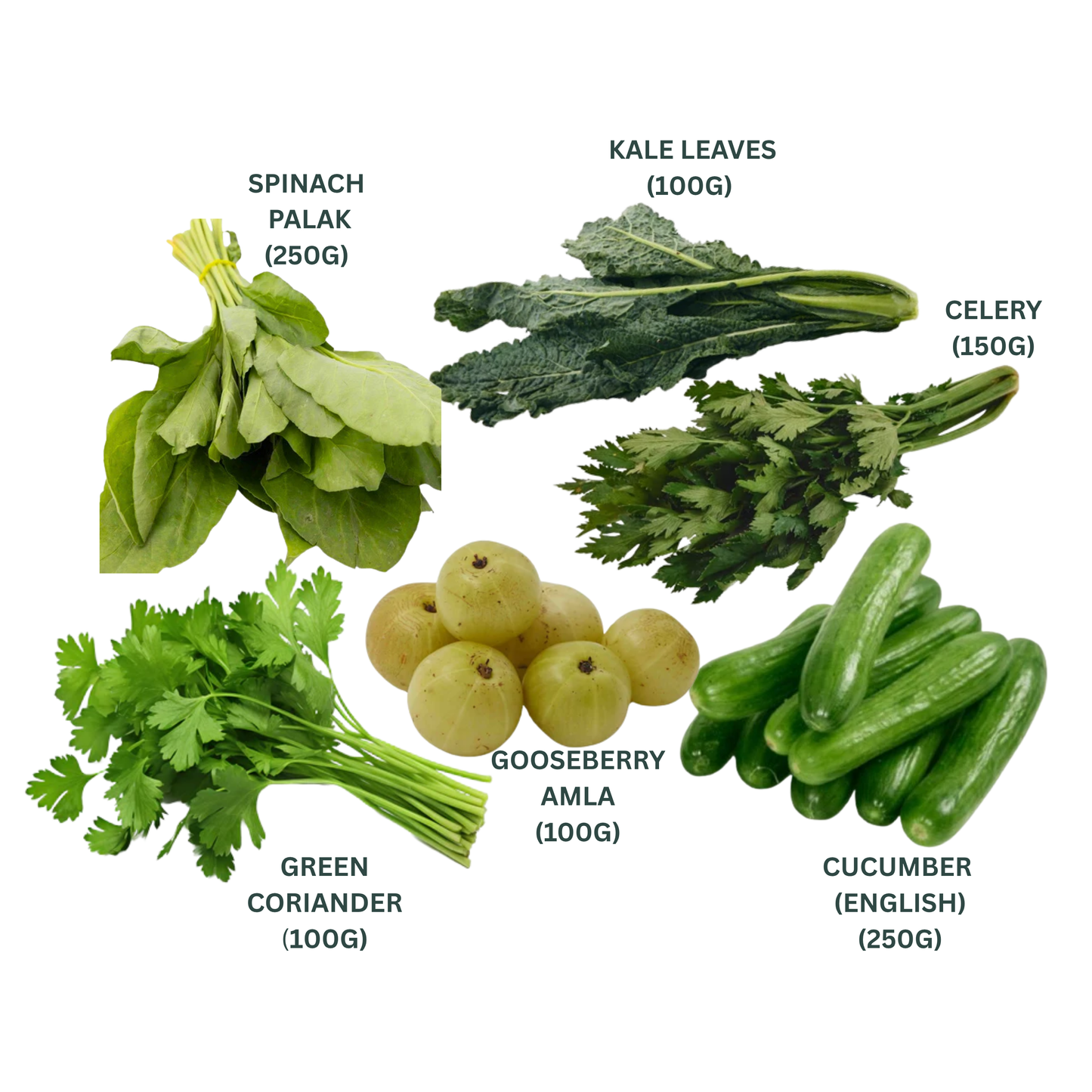 Green vegetable healthy juice