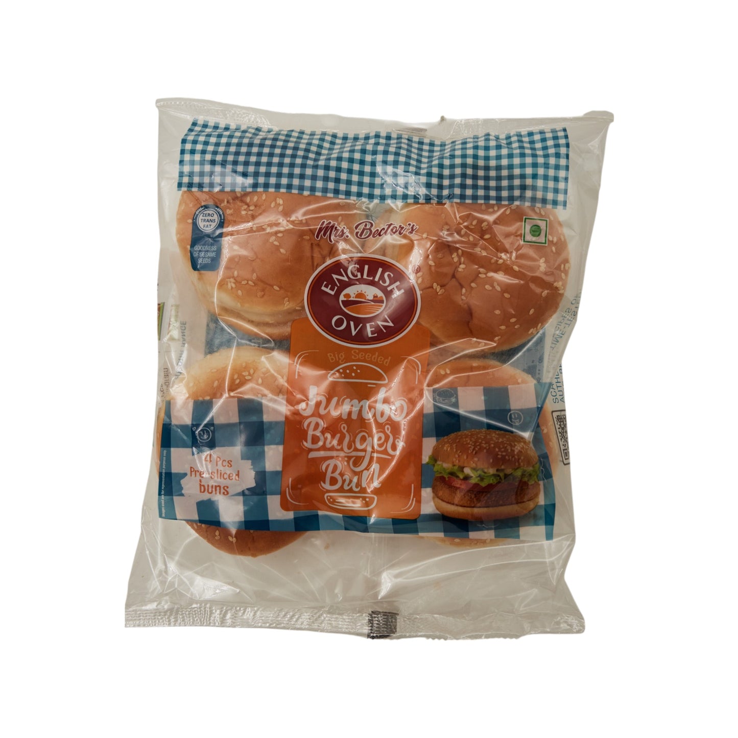 English Oven Jumbo Burger Bun (4pcs)