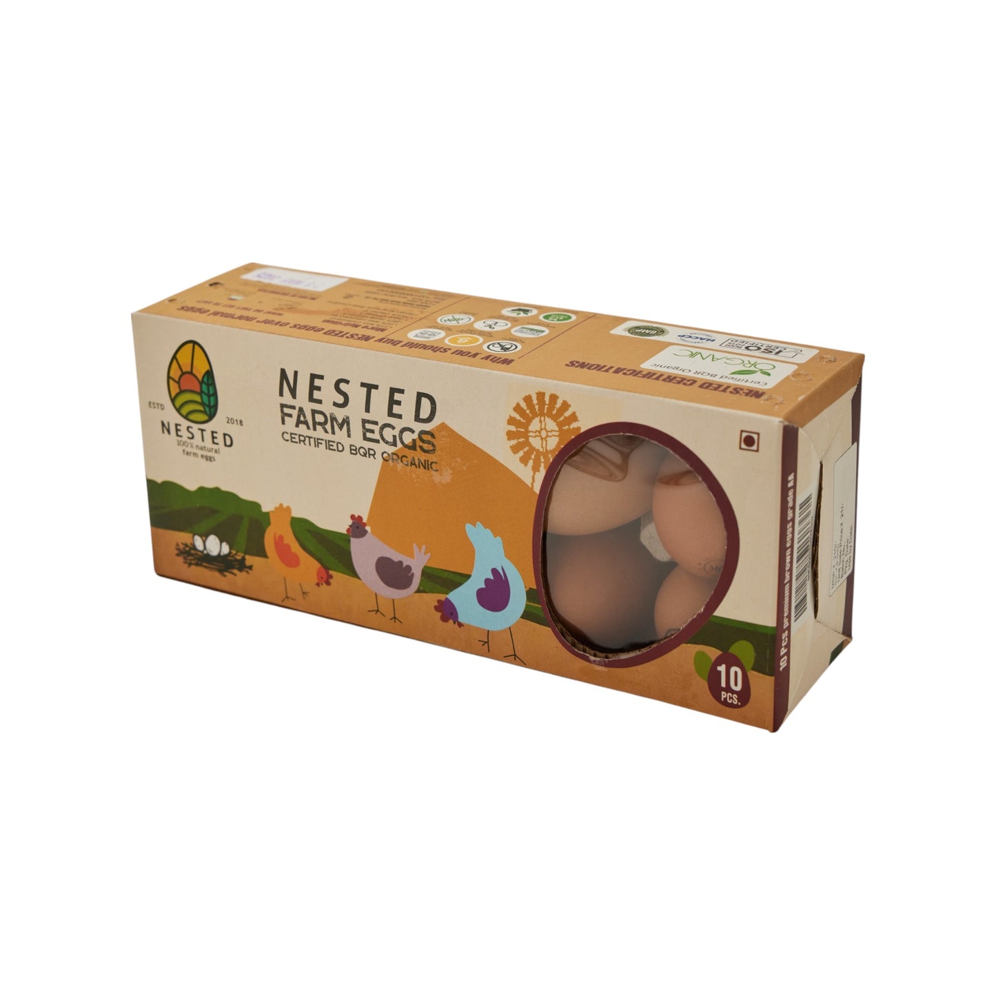 Nested Farm Eggs (10pcs)