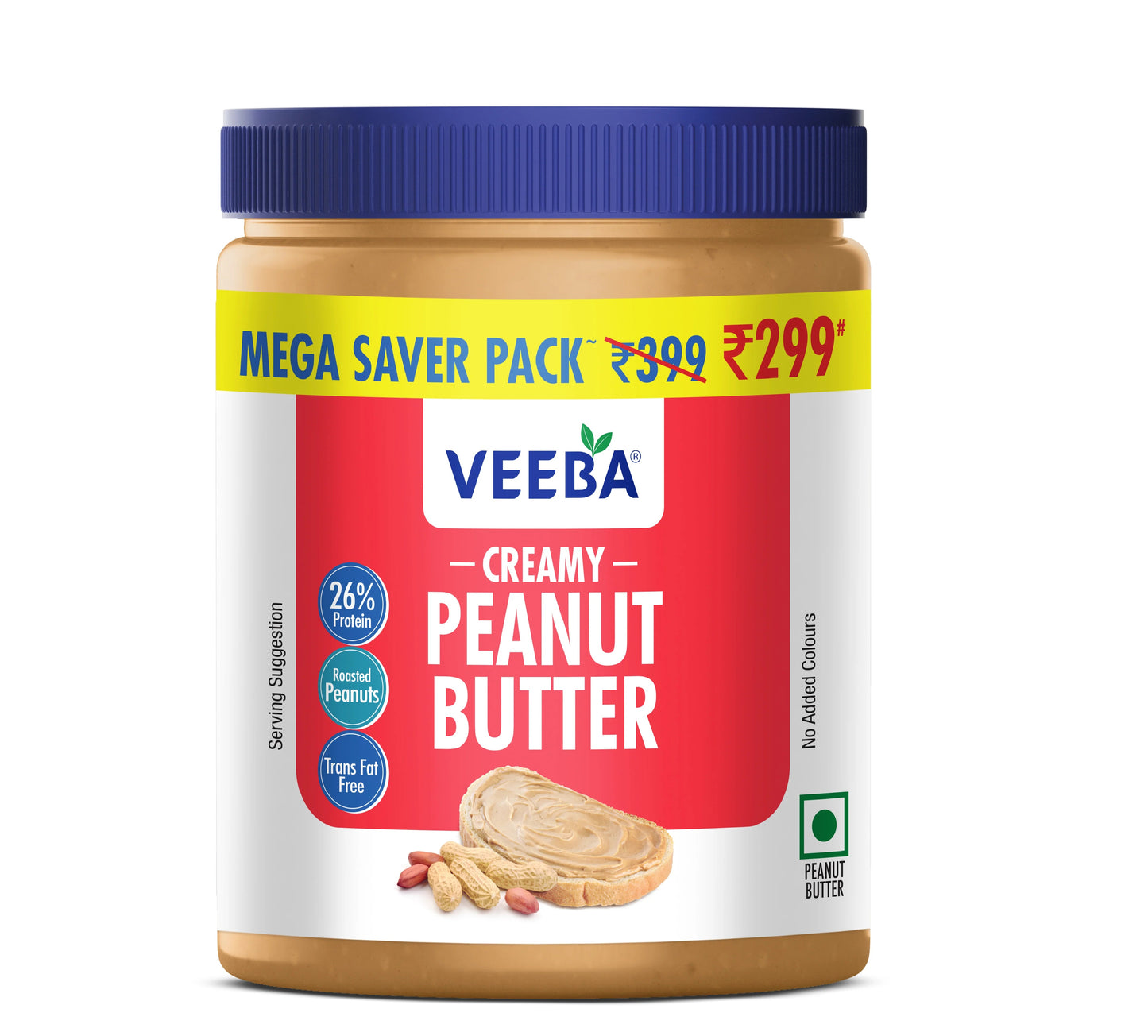 Veeba Creamy Peanut Butter (925g)