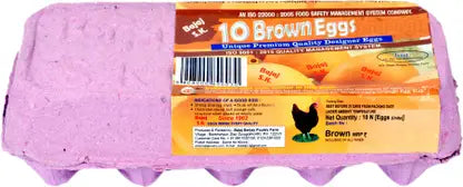 BROWN  EGGS 10 PCS