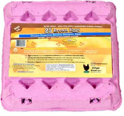 BROWN EGGS 25 PCS