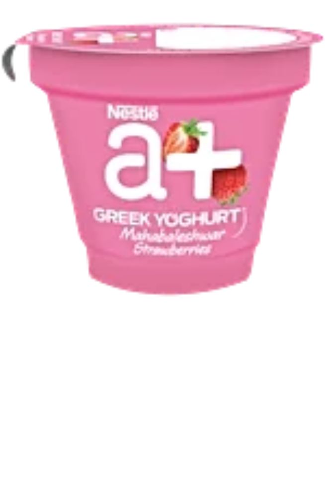 NESTLE A+ GREEK YOGHURT  MAHABALESHWAR STRAWBERRIES (90g)