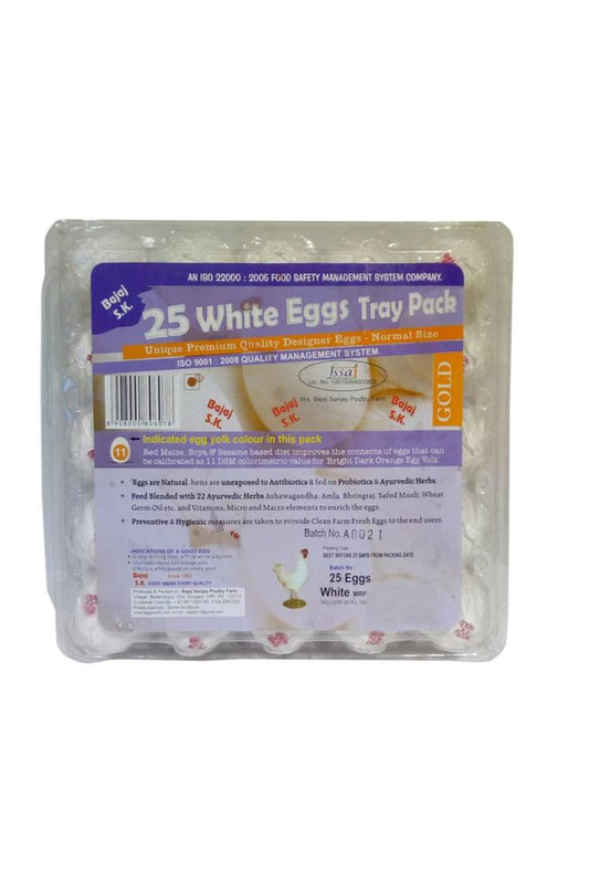 Bajaj White Egg 25 Pcs