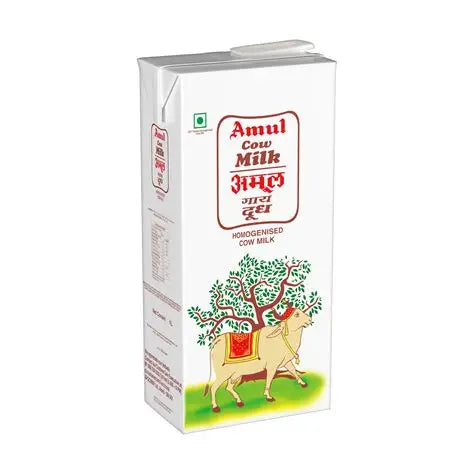 Amul Cow Milk Tetra Pack 1 LTR