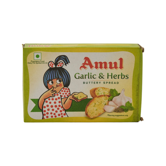 AMUL GARLIC & HERBS BUTTERY SPREAD