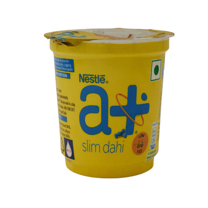 a+ Slim Dahi, Low Fat Cup Curd (NESTLE) 380G