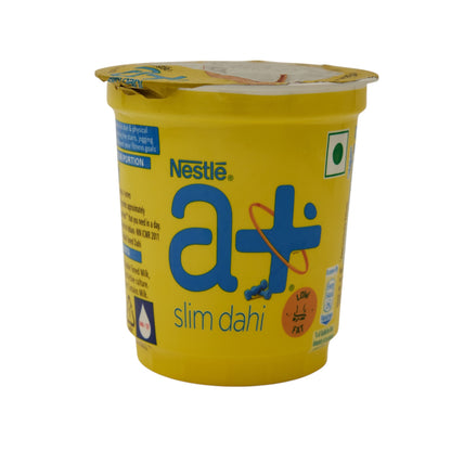 a+ Slim Dahi, Low Fat Cup Curd (NESTLE) 380G