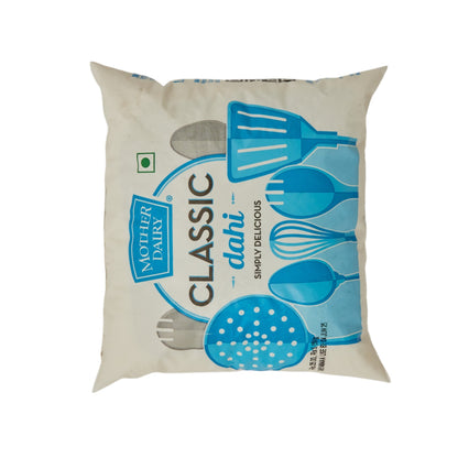 MOTHER DAIRY CLASSIC POUCH CURD (DAHI)
